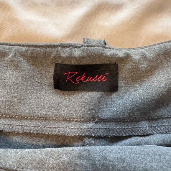 Rekucci Charcoal Bootcut Dress Pants with Tummy Control VGUC Sz 16 / 32" inseam - Picture 4 of 10